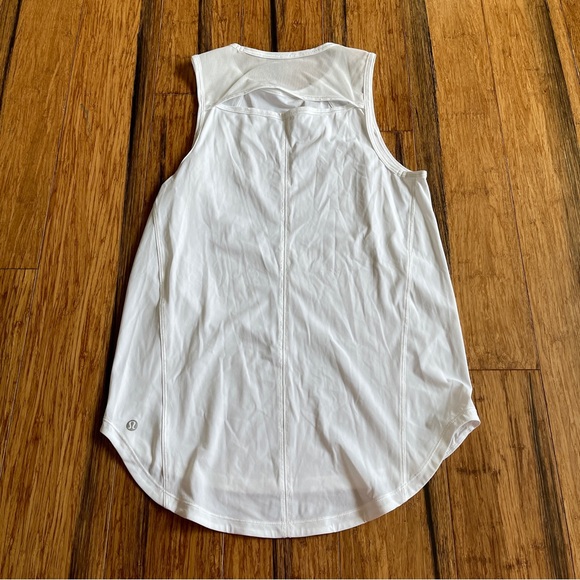 Lululemon Sculpt Tank Top White Size 6 - Picture 3 of 4